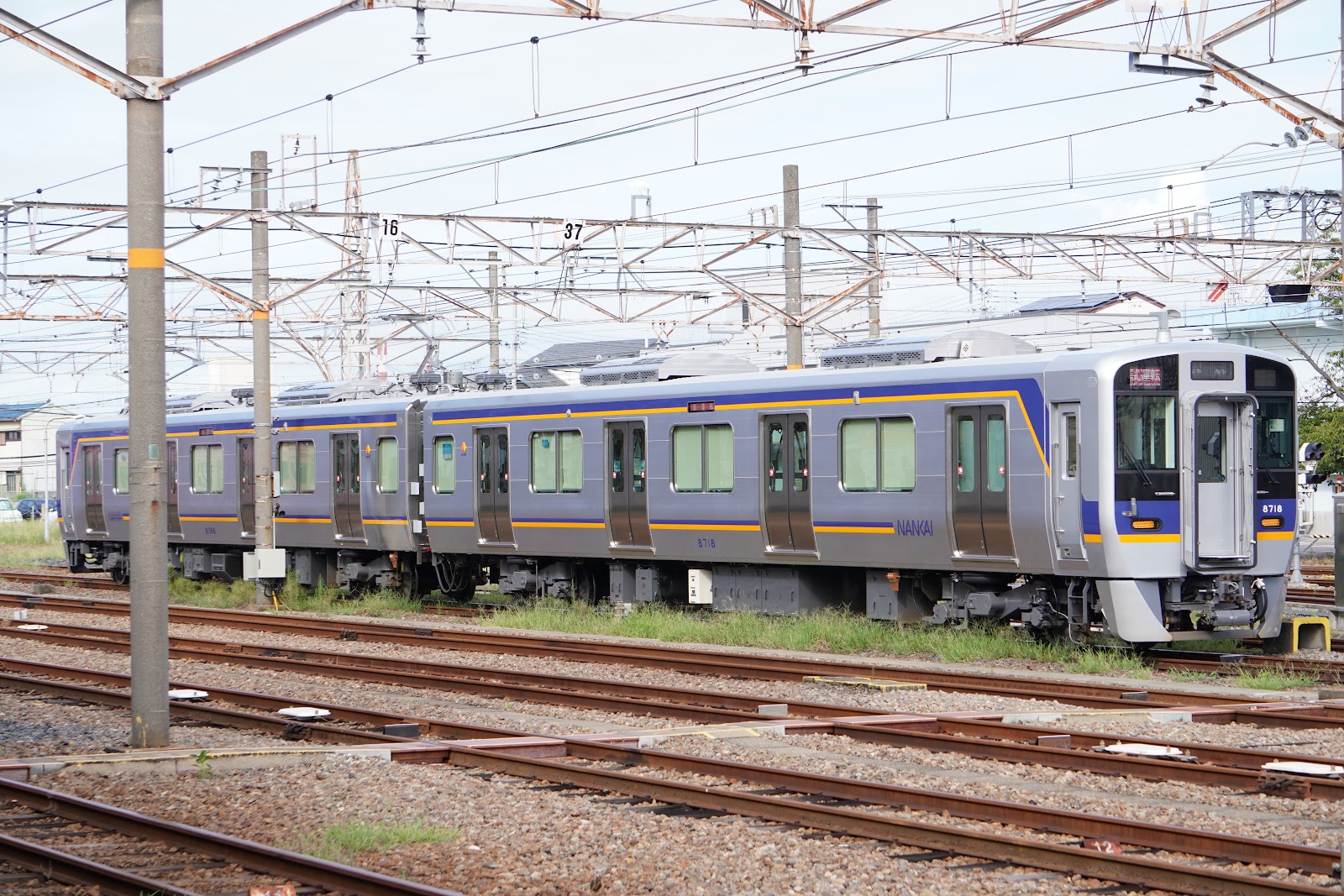 南海 8300 系 8718F 和歌山市駅 試運転