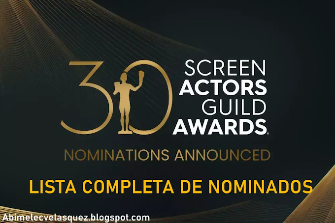 LISTA COMPLETA DE NOMINADOS A LOS SAG AWARDS 2024