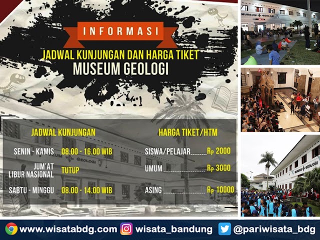 Info Jam Buka dan Harga Tiket Masuk Museum Geologi Bandung 2019