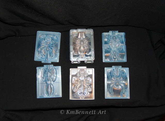 Bug molds for Creepy Crawly kit