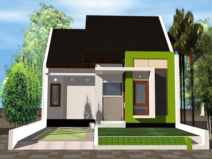 Inspirasi Desain Rumah Minimalis Sederhana Warna Hijau Gambar