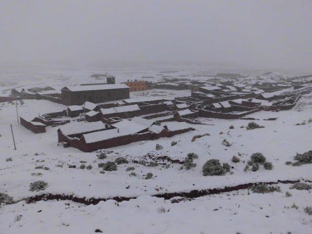 San Pablo de Lipez im Schnee