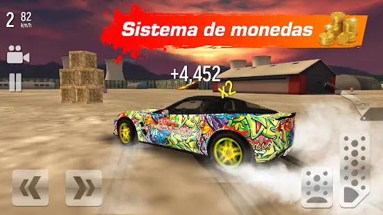 Es hora de dejar tus marcas en el pavimento! Drifting en 12 pistas realistas con carros de carreras de alto desempeño