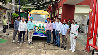 Longowal Group of Colleges in collaboration with Health Department, Derabassi organized a rally against Drug Menace in Punjab on Independence Day