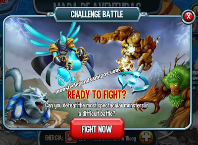 imagen del challenge battle de monster legends ios