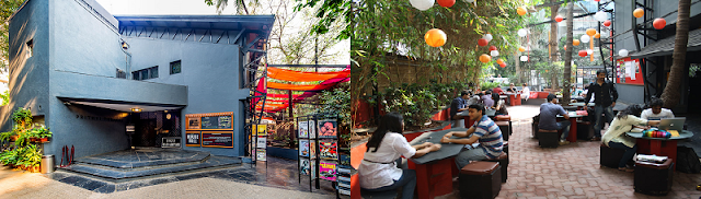 Prithvi Theatre Entrance and coffee shop