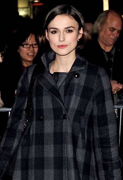 Keira Knightley candids while leaving the Comedy Theatre in London