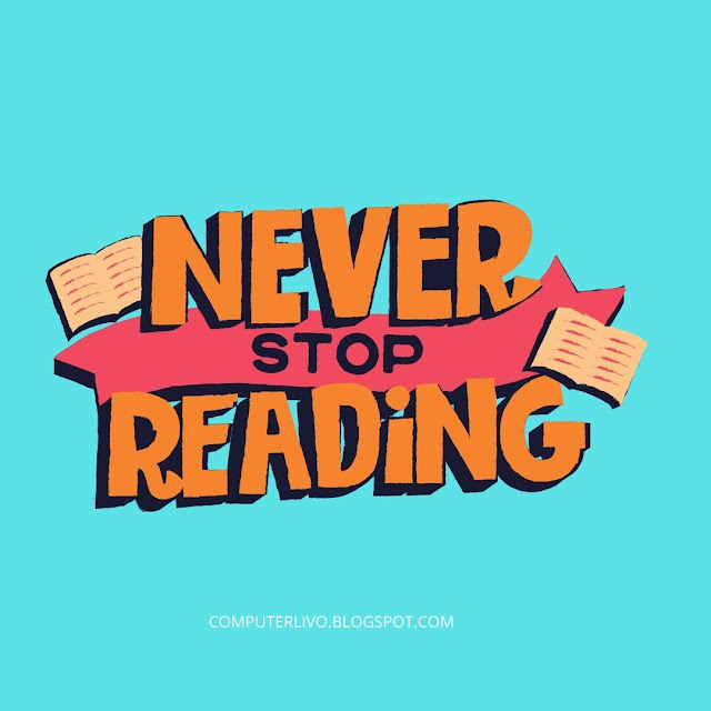 NEVER STOP READING
