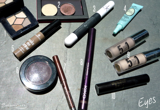 What's in my travel makeup bag? Eyes