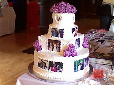 photo wedding cake