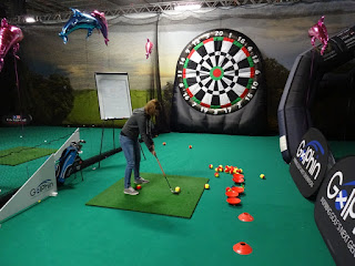 Golphin's Golf Darts at the American Golf Show in Manchester