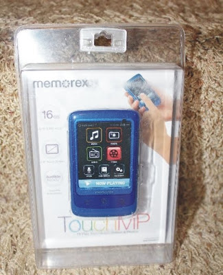 Memorex MMP9590BLU 16GB Touchscreen MP3 Player Pictures