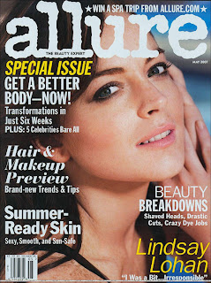 Lindsay Lohan does Allure Magazine