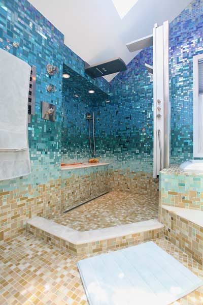 Bath Tiles Ideas on Juice   What Were They Thinking Thursday        Shower Tile Borders