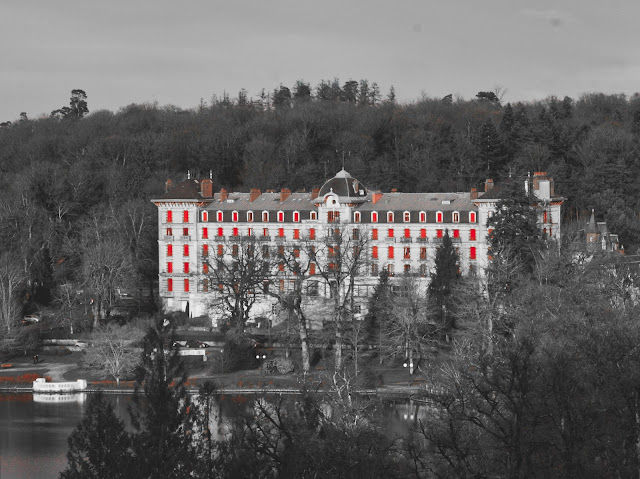 jiemve, Bagnoles de l'Orne, Normandie, grand hôtel, désaturé