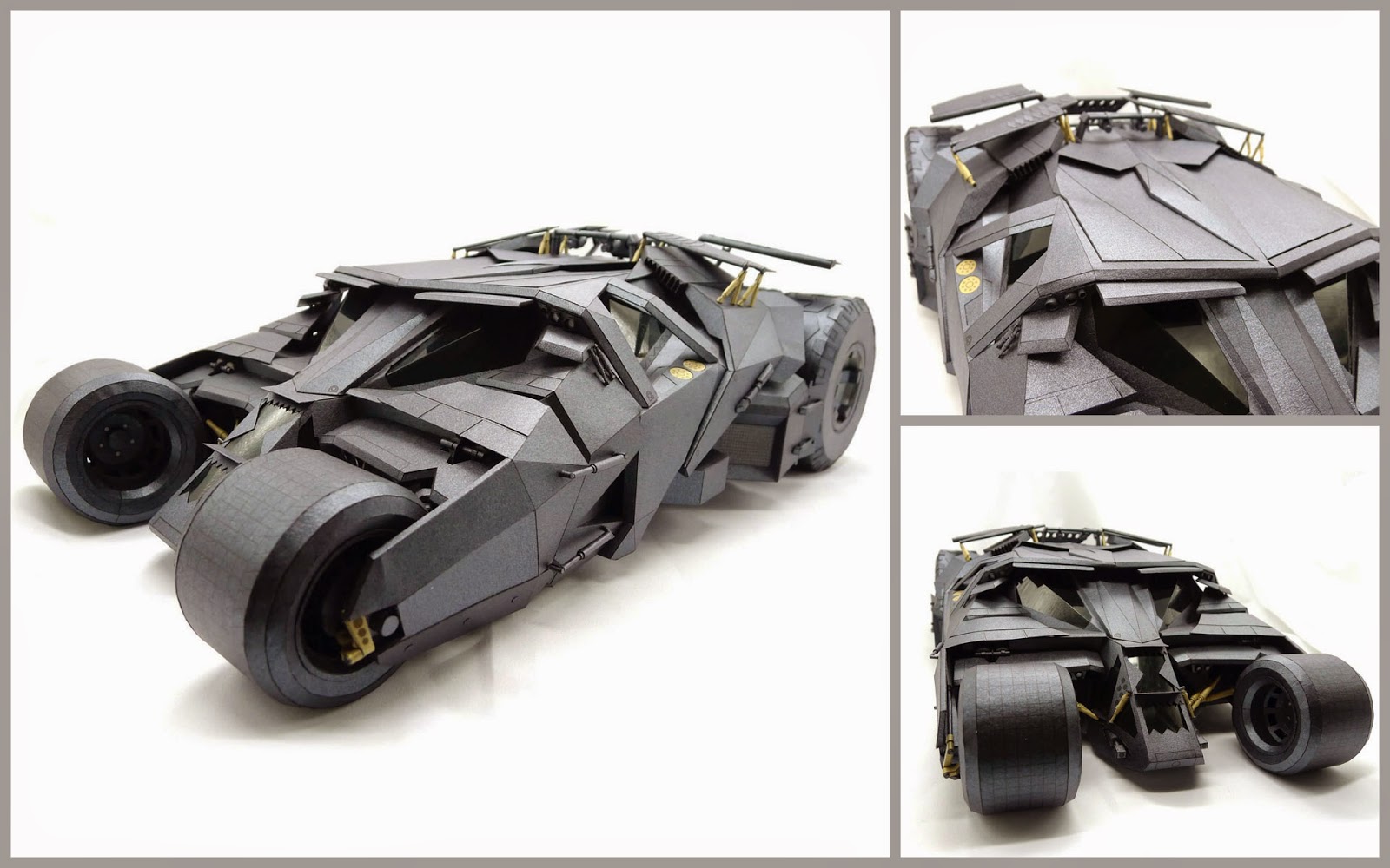Batman Tumbler Batmobile Papercraft Download