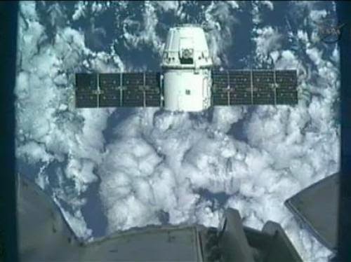 Private Dragon Capsule Docks At International Space Station On Friday In A First