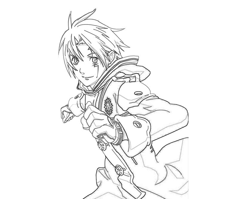 d-gray-man-allen-walker-handsome-coloring-pages