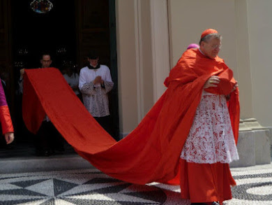 Cardinal Burke in full dress