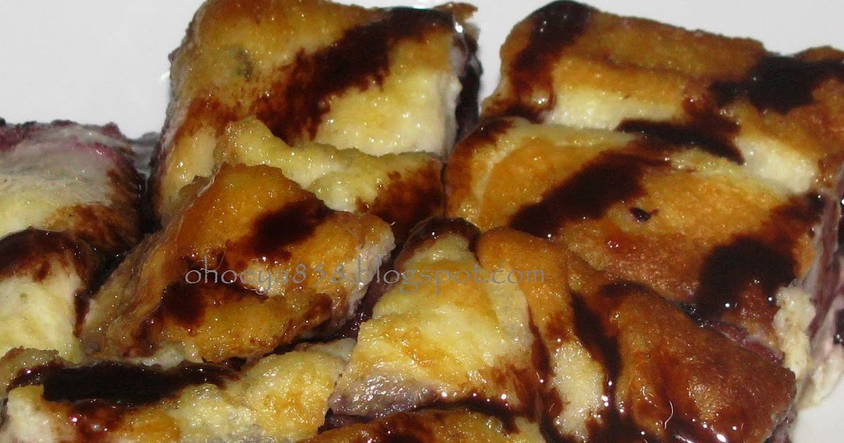 Oh Oeya: Puding roti gulung blackcurrent