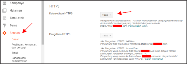 Cara Mengaktifkan HTTPS untuk Custom Domain di Blogger.com