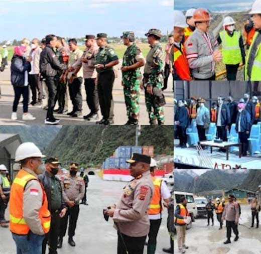 Kapolda Papua Dampingi Presiden Jokowi di Kabupaten Mimika