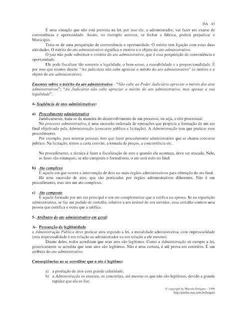 DIREITO ADMINISTRATIVO PARA CONCURSOS