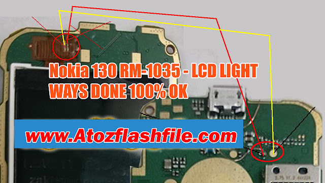 Nokia 130 Display Light problem Jumper Solution