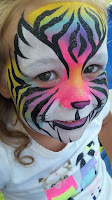 Face painting in Brooksville FL face paint tiger
