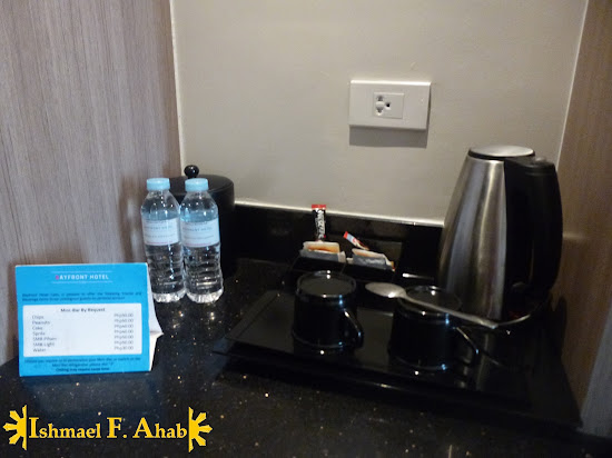 Some freebies in Bayfront Hotel Cebu