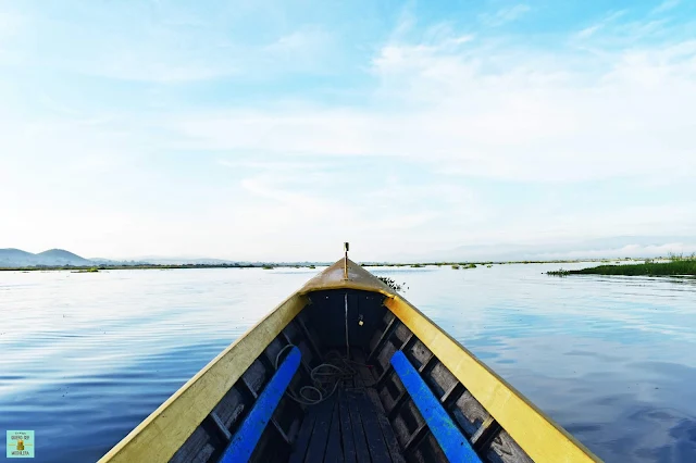 Paseo en barca por el lago Inle, Myanmar