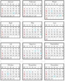 Kalender Tahun 2013 Indonesia