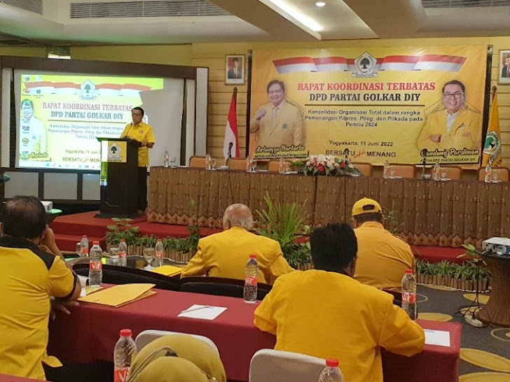 Songsong Pemilu 2024, Golkar DIY Instruksikan Ini Dalam Rakortas  