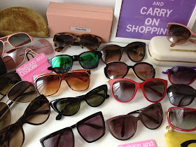 sunglasses collection, Fashion and Cookies, fashion blogger, #inmycloset