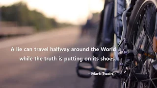Quote of the Day : Lies vs Truth - Mark Twain -