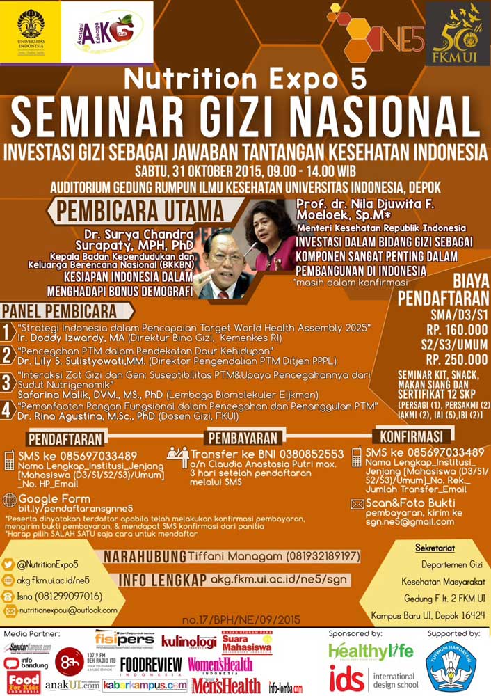 Seminar Gizi Nasional Universitas Indonesia 2019