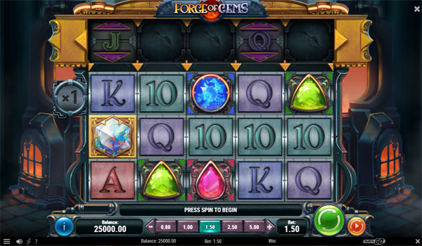 Main Gratis Slot Indonesia - Forge Of Gems Play N GO