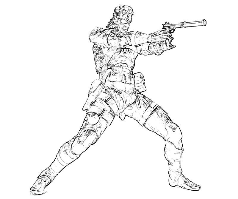 printable-solid-snake-shoting-coloring-pages