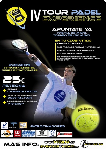 4º Tour Experiencie Pádel Mayo de 2010 Club Vita 10