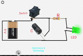 capacitor ek battery ki trah kese kam krta hai