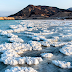  Salt gems on the surface of Lake Assal in Djibouti