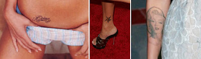 Megan-Fox-forearm-ankle-groin-tattoos