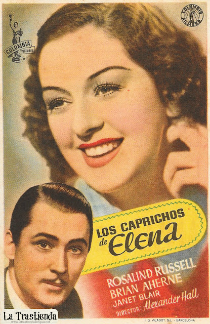 Los Caprichos de Elena - Programa de Cine - Rosalind Russell - Brian Aherne