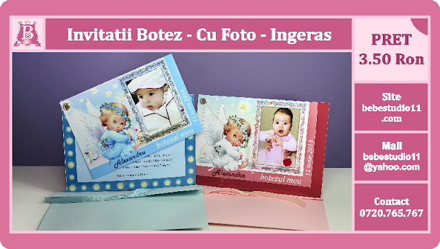 invitatii botez ingeras