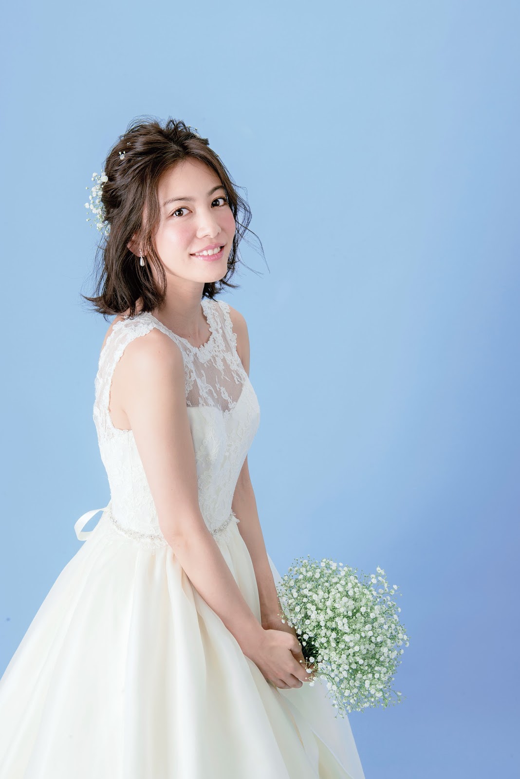 結婚式の花嫁さんの髪型ミディアム編 結婚式髪型ヘアスタイル