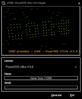 Keygen dan Patch Cyberlink Powerdvd ultra 13