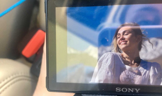 Snap of Miley in wedding dress and the internet lost it