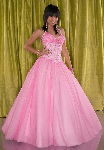 pink prom dresses