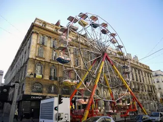 Pictures of France: Christmas ferris wheel in Marseille