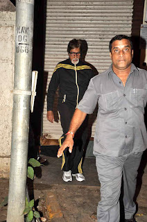 Amitabh Bachchan snapped with Salim Merchant